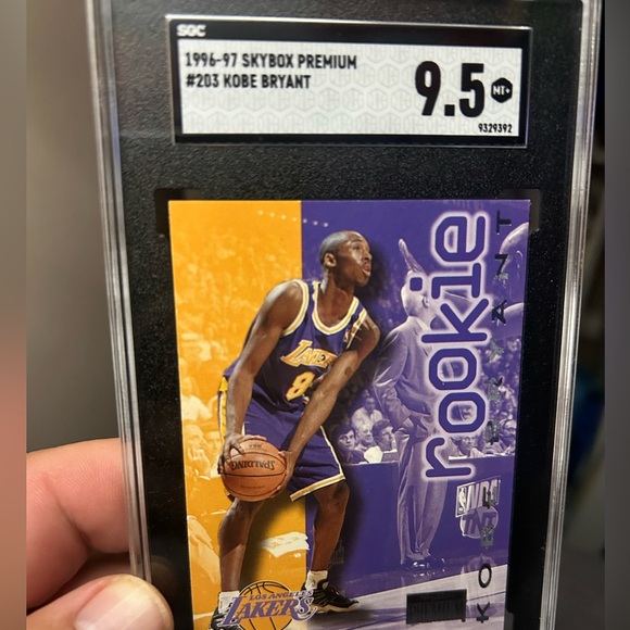 1996-97 Skybox Premium #203 Kobe Bryant RC SGC 9.5 MINT+ Lakers HOF WOW - Picture 1 of 10